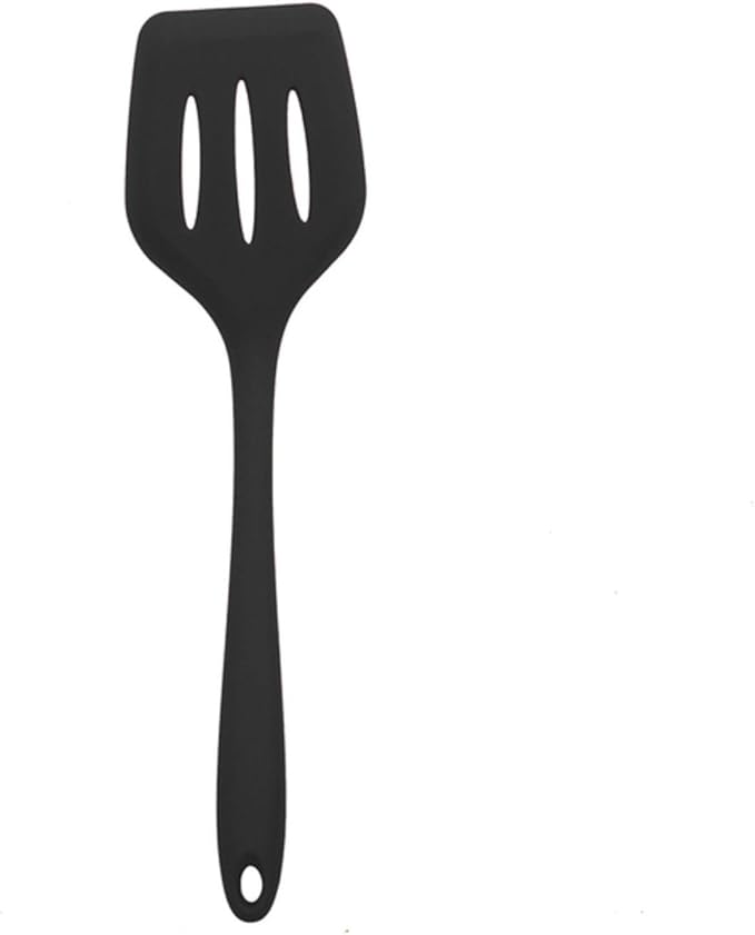Black Silicone Cooking Utensils Set Non-Stick Pan Baking Tools Kitchenware (Spatula)