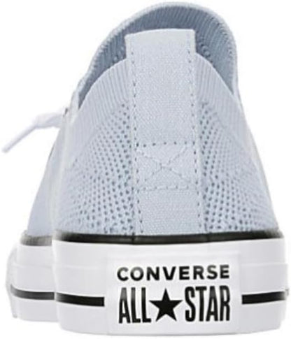 Converse Unisex Chuck Taylor All Star Shoreline Knit Sneaker - Lace up Closure Style - Light Blue White