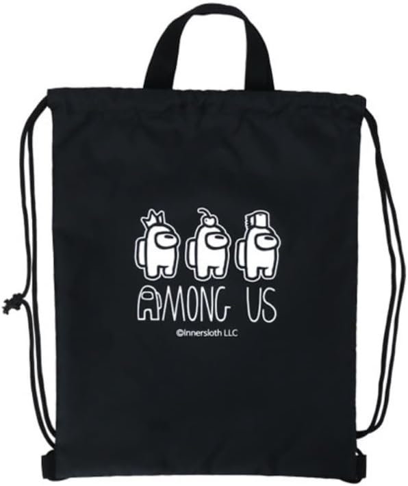 Among Us Drawstring Backpack Gym Sackpack Travel Bag Multi Purpose Bag (B)