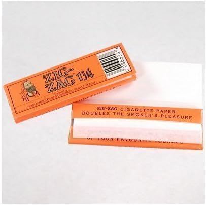 ZIG-ZAG Orange 1 14 Size Rolling Papers - 7 Pack Deal