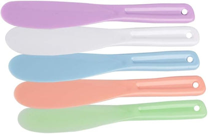 Silicone Facial Mask Stick Makeup Mask Cream Spoon, Eye Cream Stick Make Up Face Cosmetic Spatula Beauty Tool(Green)
