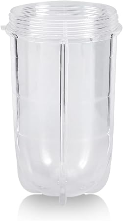 Replacement Mug Cup,Tall  Short Cup Mug Replacement Parts for 250W Magic Blender Juicer Transparent(Tall)