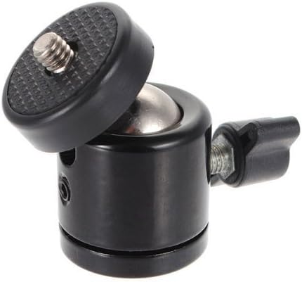 AKOAK 14" Swivel Mini Ball Head Screw Tripod Mount for DSLR Camera Camcorder Light Bracket, Pack of 1