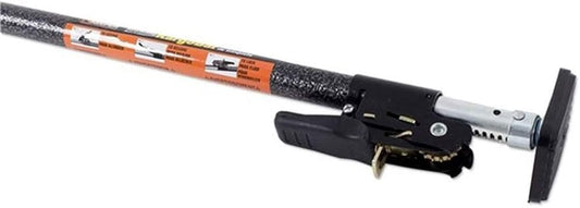 KEEPER Ratcheting Cargo Bar - Rubber, Black/Silver, Adjustable from 40"-70" - Comes with 60 x 24 Storage Net (5060), For Truck