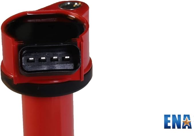 ENA Red Ignition Coil Pack Compatible with Lexus Toyota ES350 GS300 GS350 IS250 IS350 LS460 LX570 RC300 RC350 RX350 Highlander 4Runner Camry Sienna RAV4 Tundra Venza Avalon tC Replacement for UF487
