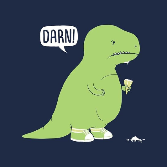 TeeFury - Darn! - Mens Animal, Dinosaur, T-Shirt
