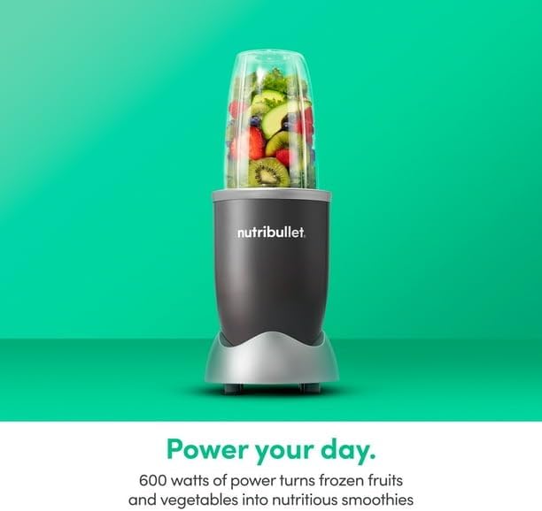 600 Watt 24 Oz. Cup Personal Blender, Sharp Blades And Powerful 600-Watt Motor Effortlessly Blend Fruits, Vegetables