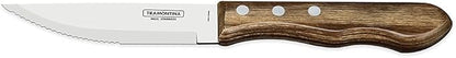 Tramontina Churrasco 5 inch Jumbo Steak Knife Set,4 Piece Brown