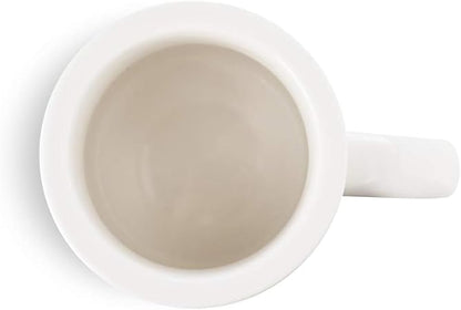 Espresso Parts Porcelain Diner Mug, Heavy-Duty Chip Resistance Porcelain, Dishwasher Safe - White (10oz305ml)