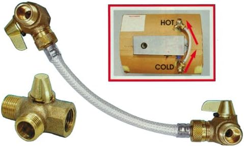 Camco RV 3-Way by-Pass Valve Replacment Kit for Water Heater  Easy Installation  (37463)