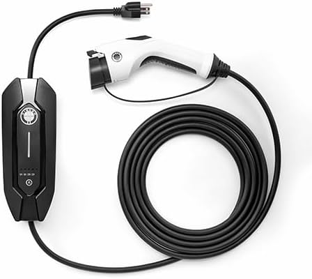 Level 1 EV Charger Electric Vehicle Portable Charger with 16FT Cable, Home EV Charging Station for J1772 Electric Cars, 12Amp 110V-240V, NEMA 5-15 Plug