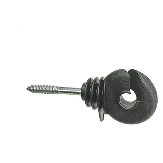 CHILDWEET Insulators for Electronic Fence 15pcs Post Insulators Material Fastening Wall Ring