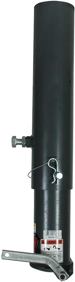 Bulldog Round Gooseneck Coupler with Easy Grip Locking Handle and Tight Ball Fit for Automotive and Trailer Coupler Parts, Grey