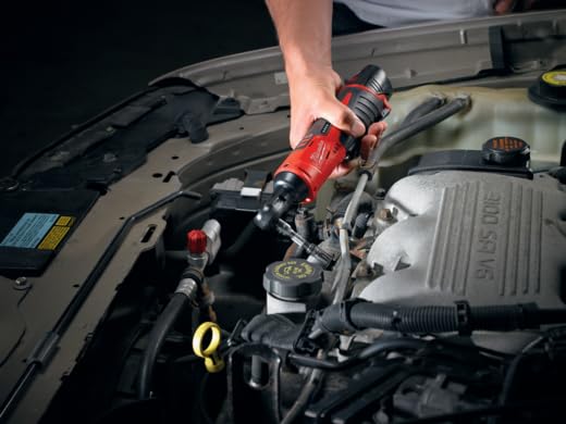 Milwaukee 2457-20 M12 Cordless 38" Sub-Compact 35 ft-Lbs 250 RPM Ratchet w Variable Speed Trigger