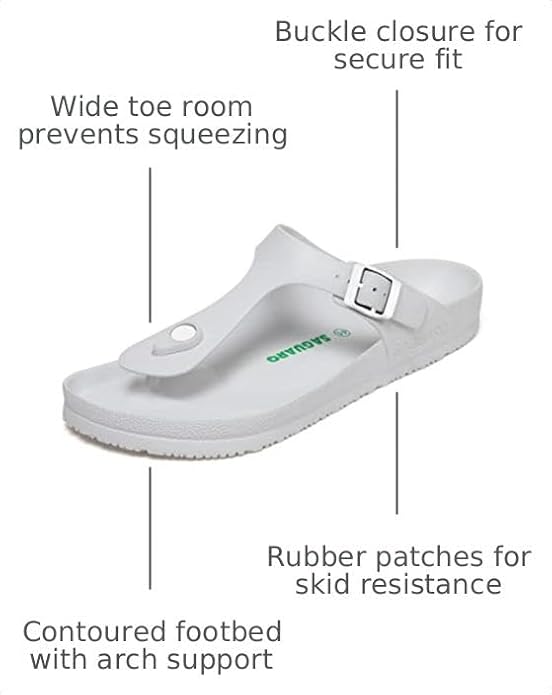 Mules Men's Lightweight Toe Separator Women's Non-Slip Flip Flops Summer Flip Flops Size 36-48