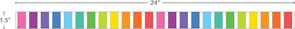 Teacher Created Resources Colorful Stripes Magnetic Border (TCR77563)