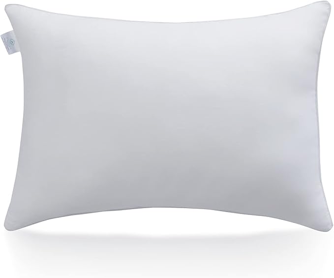 Acanva Bed Sleeping Extra-Soft Sham Down Alternative Pillow Insert, 1 Count (Pack of 1), White