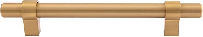 Design House Emery Cabinet Pulls, 5-Pack, 5-116-Inch (128mm) Center-to-Center Cabinet Pulls, Modern Kitchen Handles, Satin Nickel, 189423-SN