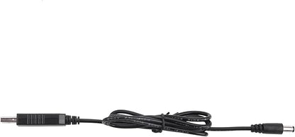 USB DC 5V To DC 12V 2.1mm X 5.5mm Module Converter DC Barrel Male Connector Jack Power Cable Plug,USB to DC Cable -1M (5V To DC 12V), Black