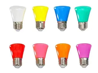 LED Bulb Colorful 1W 3W 5W E27 B22 220V Indoor Red Blue Green Pink Warm White Bulb Home Lighting Christmas(B22,Green_1W 220V)
