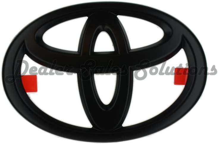 2015 & UP TOYOTA 4RUNNER BLACK OVERLAY FRONT GRILLE EMBLEM COVER 00016-89016-02