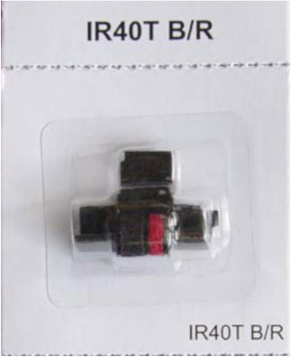 Package of Six Canon P23-DH V Calculator Ink Roller, Black and Red, Compatible