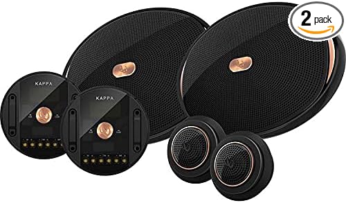 Kappa 90csx - 135Wrms 405W peak 6"x9" Component - Black (2) Woofers with no cover, no tweeters or external crossovers