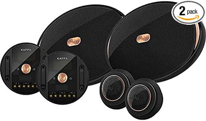 Kappa 90csx - 135Wrms 405W peak 6"x9" Component - Black (2) Woofers with no cover, no tweeters or external crossovers
