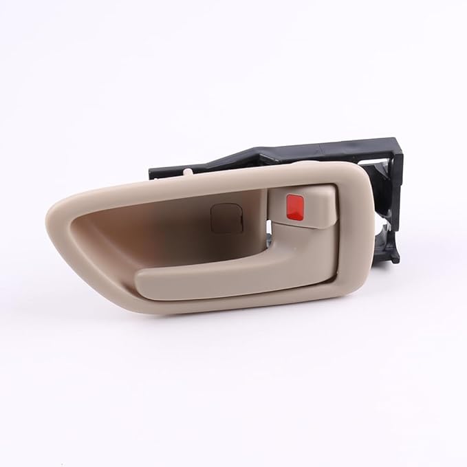 Inside Left Right Door Handle Beige Gray 69206-0C030 69205-0C030 for 2001-2007 Sequoia 2004-2006 Tundra Crew Cabs (Right Beige)