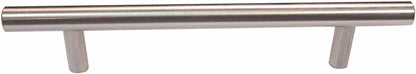 Richelieu Hardware BP305128195 Washington Collection 5 1/16-inch (128 mm) Center-to-Center Brushed Nickel Modern Modern Cabinet and Drawer Bar Pull Handle for Kitchen, Bathroom, and Furniture
