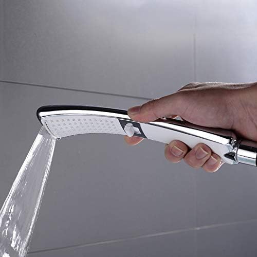 Waterfall 2 Function Hand Held Shower Head Pressure Rain Shower Sprayer Set Water Saving