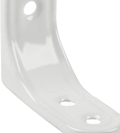 Sturdy Wall Mount Shelf Support Bracket for Home Decor, White 2Inch, Multi