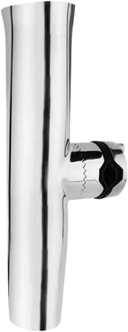 Stainless Steel Suitable for 32-50MM Pipe 360° Clamp Fishing Rod Holder 1-1/4'' to 2''Boat Accessories Marine
