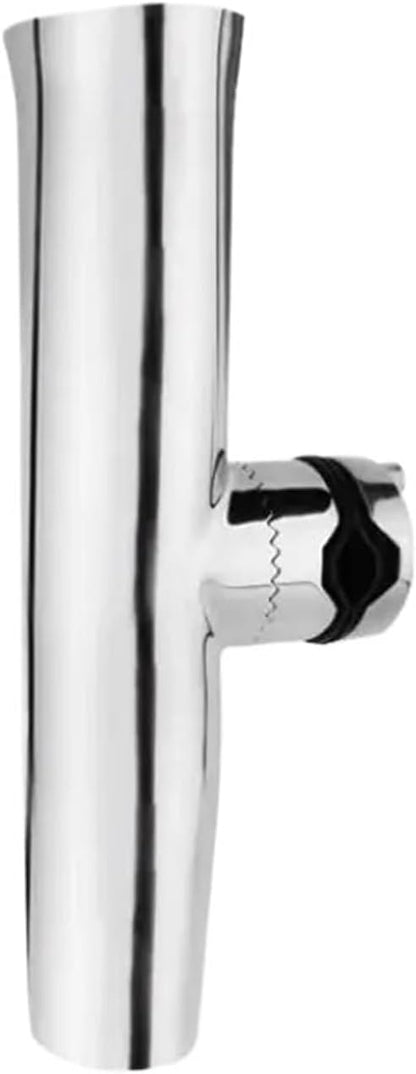 Stainless Steel Suitable for 32-50MM Pipe 360° Clamp Fishing Rod Holder 1-1/4'' to 2''Boat Accessories Marine
