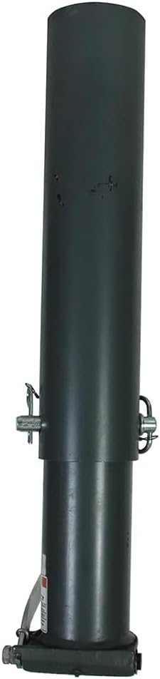 Bulldog Round Gooseneck Coupler with Easy Grip Locking Handle and Tight Ball Fit for Automotive and Trailer Coupler Parts, Grey