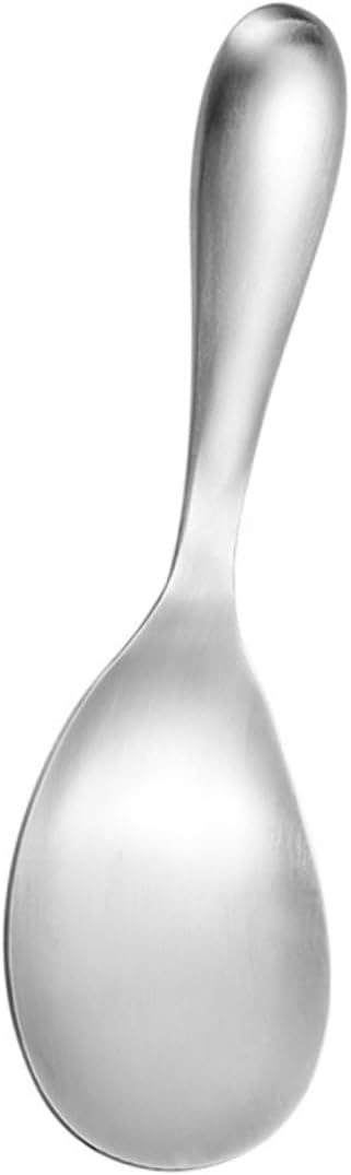 Stainless Steel Rice Spoon Ergonomic Non Stick Rice Serving Spoon Practical Kitchen Utensil for Rice Cookers and Serving Dishes Matte Finish