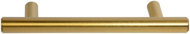 CKP Brand 3489-3-12 in. (89mm) Steel Bar Pull, Amber Gold