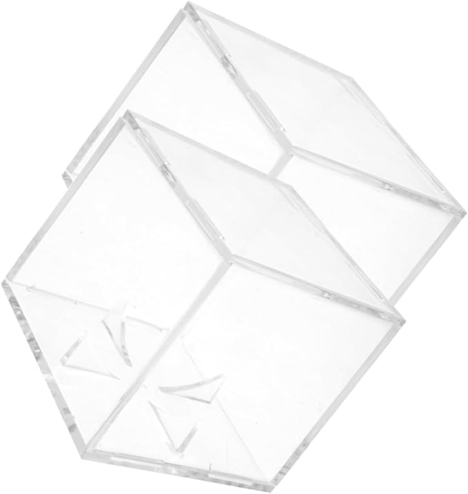 Totority Set of 2 Acrylic Baseball Display Cases Clear Cube Holders Perfect for Collectibles Showcase