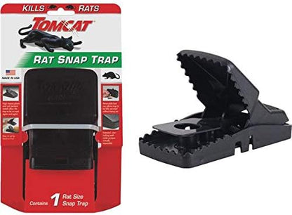 Tomcat Rat Snap Trap - Mechanical Rat Trap (2 Pack)