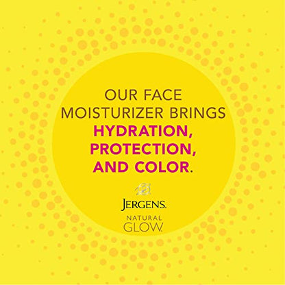Jergens Natural Glow Daily Facial Moisturizer, Fair to Med 2 fl oz (59 ml) (NO BOX)