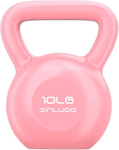 20LB Kettlebell Weights,Strength Training Wide Handle Kettlebell for Men Women