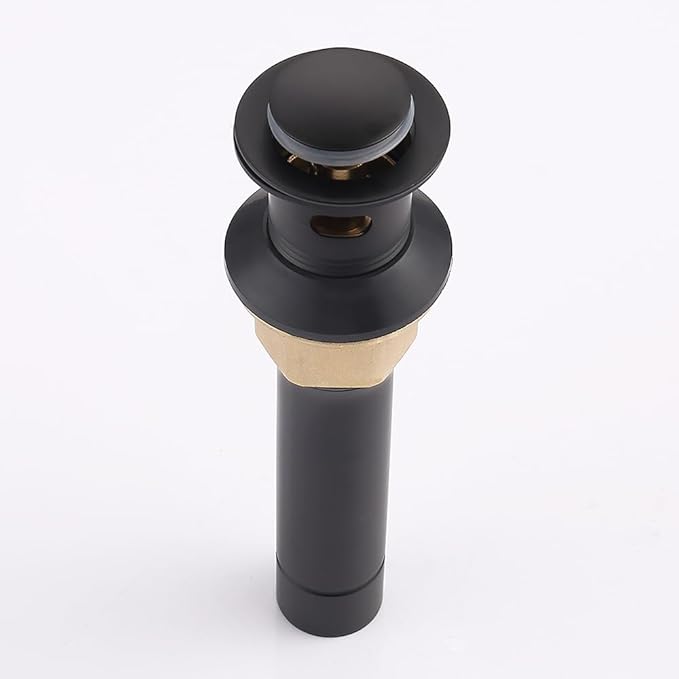 Stylish Matte Black Sink Drain for Comfort, Anti-Clogging Design, Easy Installation  Modern