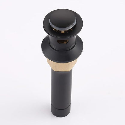 Stylish Matte Black Sink Drain for Comfort, Anti-Clogging Design, Easy Installation  Modern