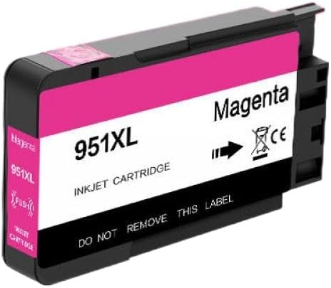 Compatible Ink Cartridges for Officejet Pro 8100 8600 8630 251dw 276dw Printers 950 951 950XL 951XL(951-Magenta)