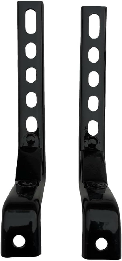2 Pack Training Wheels Mounting Bracket Replacement Universal Heavy Duty Adjustable Metal Side Support for Bike Training Wheels 12-20 Inch Children's Bicycle Stabiliser Trainer Flash Mute Wheel