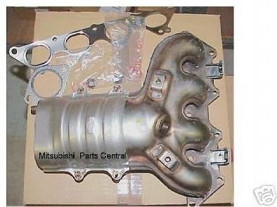 Genuine OE California Emissions Mitsubishi MN195801 Exhaust Manifold Catalytic Converter KIT Lancer 2002 2003