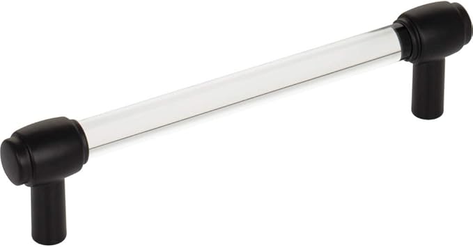 Jeffrey Alexander 128 mm Center-to-Center Matte Black Carmen Cabinet Bar Pull