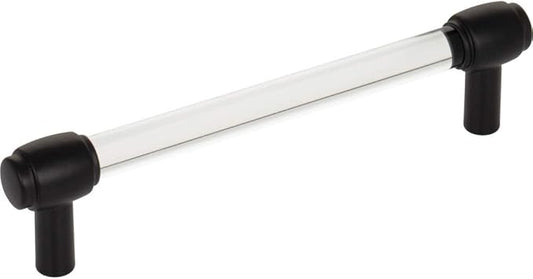 Jeffrey Alexander 128 mm Center-to-Center Matte Black Carmen Cabinet Bar Pull