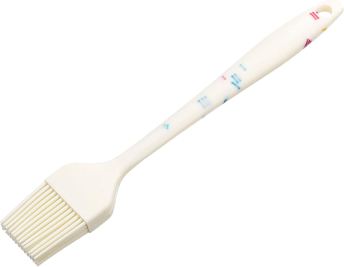 uxcell Basting Pastry Brush, 8" Silicone Flexible Brushes for Baking, Cooking, Grilling, White