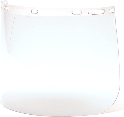 Pyramex Safety Full Face Shield Eye and Head Protection (Headgear NOT Included), Clear Polyethylene, ANSI Z87